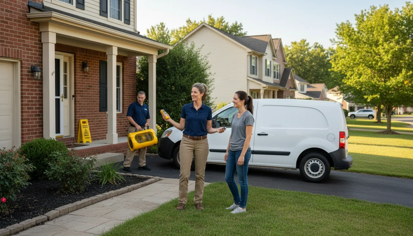 Water restoration image for Water Damage & Restoration Services in Meservey, IA